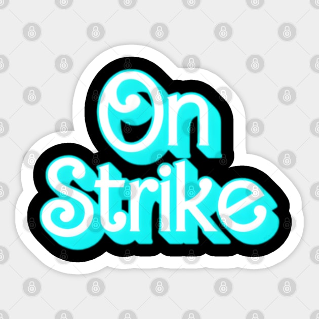 On Strike Ken Style Sticker by LopGraphiX